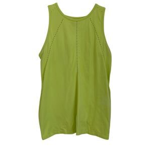 Athleta Muscle Tank Perforated Back Knot Detail, Light Green, Women’s Size Small